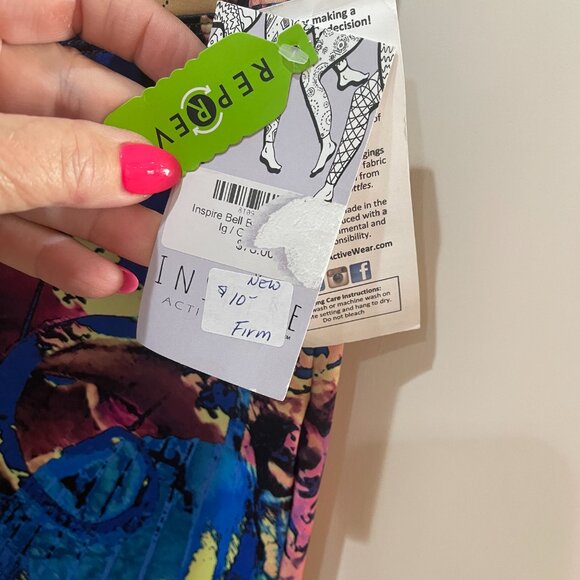 NWT Flared full length yoga pants by Inspire Active Wear by Barbara Northrup - Picture 3 of 5